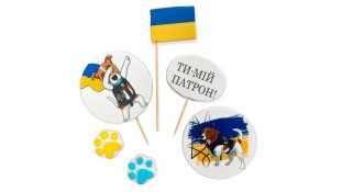 Набор сахарных топперов Пес Патрон