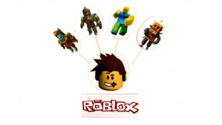 Набор сахарных топперов Роблокс