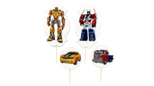 Набор сахарных топперов Роботы