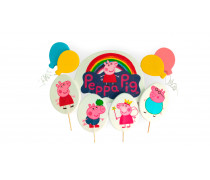 Набор сахарных топперов Свинка Пеппа