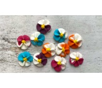 Набор сахарных украшений "Фиалки"