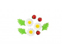 Набор сахарных украшений "Полевые Ромашки"
