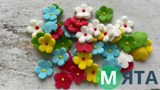 Набор сахарных украшений "Яблоневый цвет"