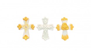 Сахарное украшение Крестик, 1 шт