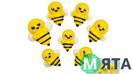Сахарный декор Сладкие Пчелки, 7 шт