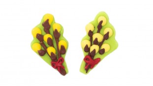 Сахарный декор Веточка Вербы, 2 шт