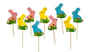 Сахарный топпер Пасхальный Заяц