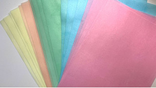 Цветная вафельная бумага тонкая