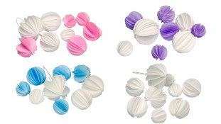 Вафельные сферы, набор 9 шт