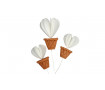 Вафельный декор Воздушные шары, 3 шт