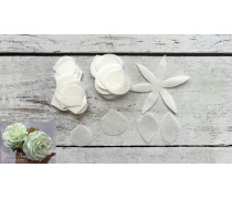 Заготовка из вафельной бумаги Роза 6 см