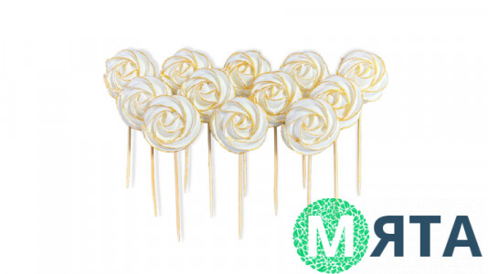 Безе на палочке с контуром, 1 шт