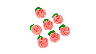 Безе Розы, 7 шт Безе Розы, 7 шт