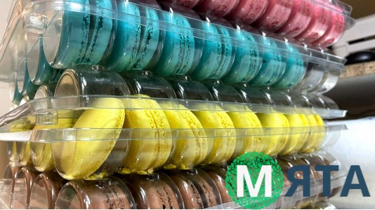 Макаронсы крышечки, Полуфабрикат, 2 половинки