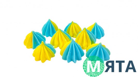 Мини-Безе Патриотический Микс, 9 штук