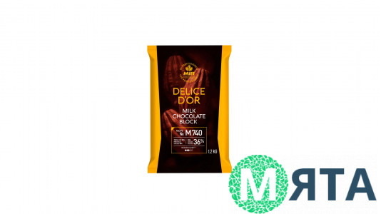 Шоколад молочный Delice D'or 36%, шокоблок