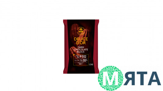Шоколад темный Delice D'or 55%, шокоблок