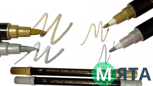 Пищевой двухсторонний маркер сияющий