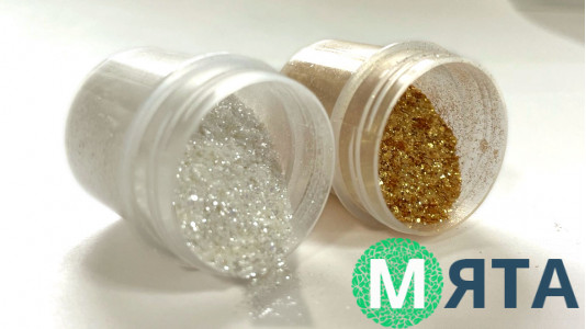 Пищевые блестки-глиттер (кандурин), 5 грамм
