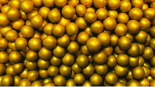 Воздушные шарики в шоколаде, Золотые