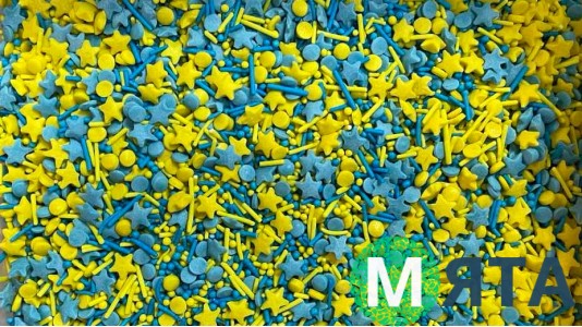 Сахарная посыпка Патриотический Микс