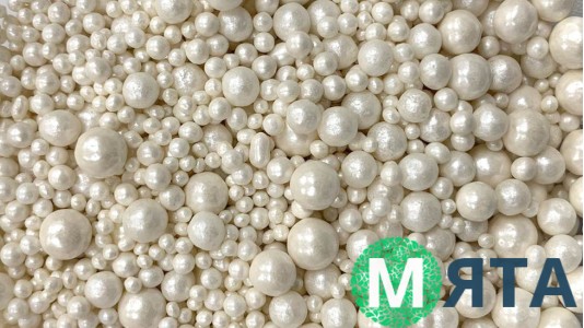 Микс рисовых шариков в глазури Свадебный
