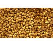 Кондитерская посыпка Сердечки обьемные Золотые