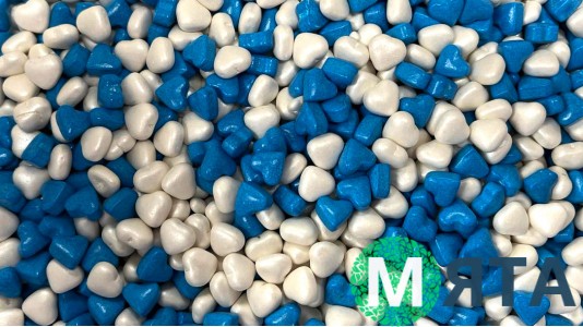 Кондитерская посыпка Микс Сердечки Белые и Синие