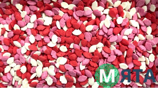 Сахарная посыпка Микс Поцелуйчики