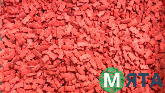 Сахарная посыпка Конфетки красные