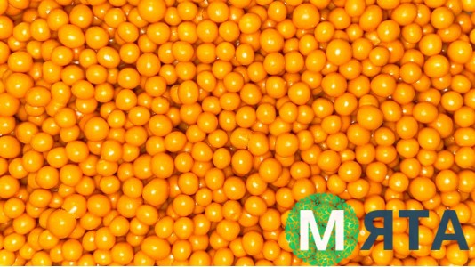 Хрустящие шарики Оранжевые