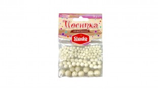 Посыпка в стиках, Белые шарики микс Посыпка в стиках, Белые шарики микс