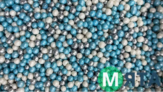 Рисовые шарики, Микс Голубой