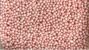 Рисовые шарики, розовый перламутр Рисовые шарики, розовый перламутр
