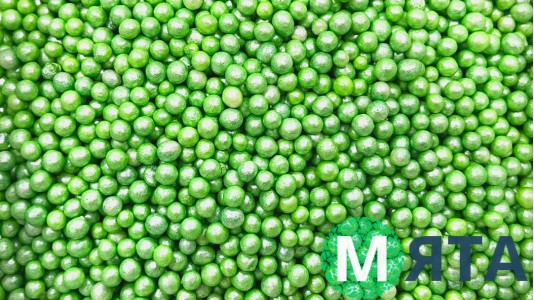 Рисовые шарики, салатовые