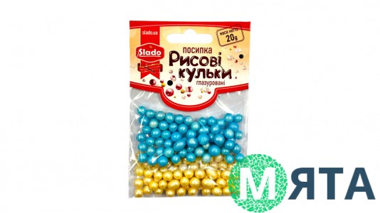 Рисовые шарики Стик Желтый/Голубой