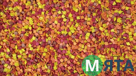 Сахарная посыпка Кленовые Листики №3