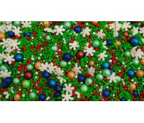 Сахарная посыпка Микс с шариками №14. Зеленый