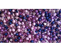 Сахарная посыпка Микс с шариками №22. Фиолетовый