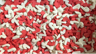 Сахарная посыпка Посохи Красно-Белые Сахарная посыпка Посохи Красно-Белые