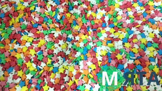 Сахарная посыпка Звездочки №2