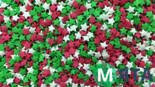 Сахарная посыпка Звездочки №1