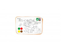 Пряник-открытка от Св. Николая с раскраской