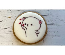 Пряник круглый, Кошечка