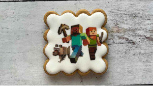 Пряник квадратный Майнкрафт