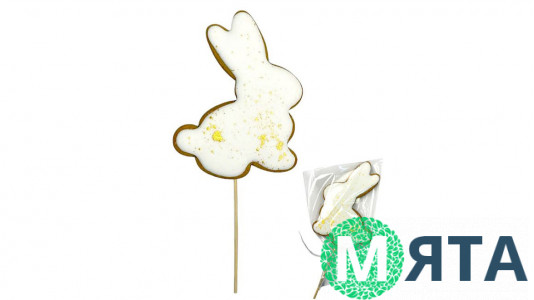 Пряник на шпажке Зайчик