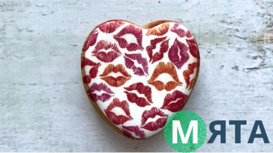 Пряник сердце, Губки