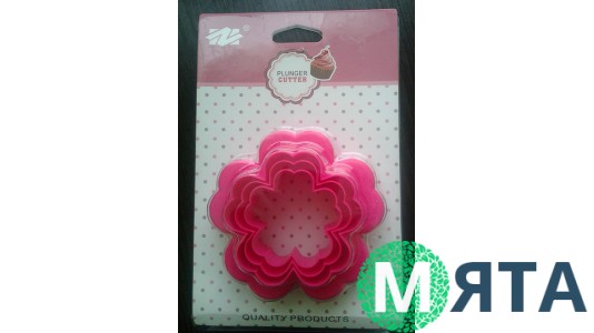 Двухсторонние формы для печенья и пряников Цветок