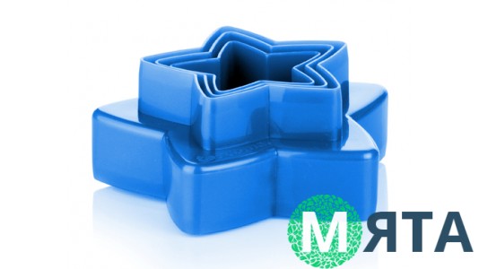 Двухсторонние формы для печенья и пряников Звездочки