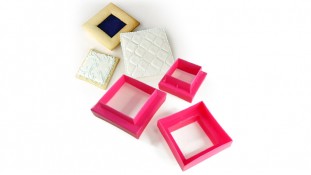 Двухсторонние формы для печенья и пряников Квадрат Двухсторонние формы для печенья и пряников Квадрат